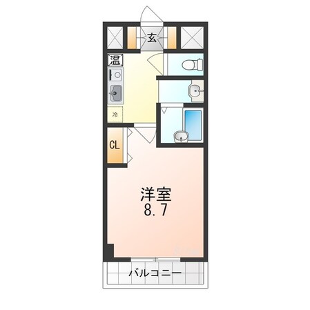 高石駅 徒歩10分 3階の物件間取画像